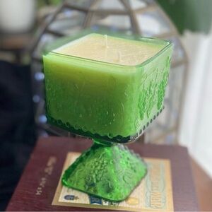 Soy Candle Blackberry Absinthe Vintage Indiana Glass Harvest Grape Compote